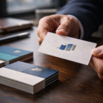 Elegant business card with professional touch