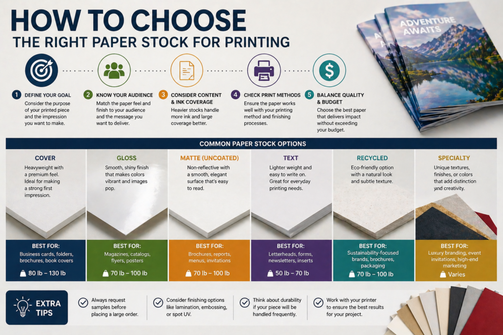 Guide to selecting paper stock